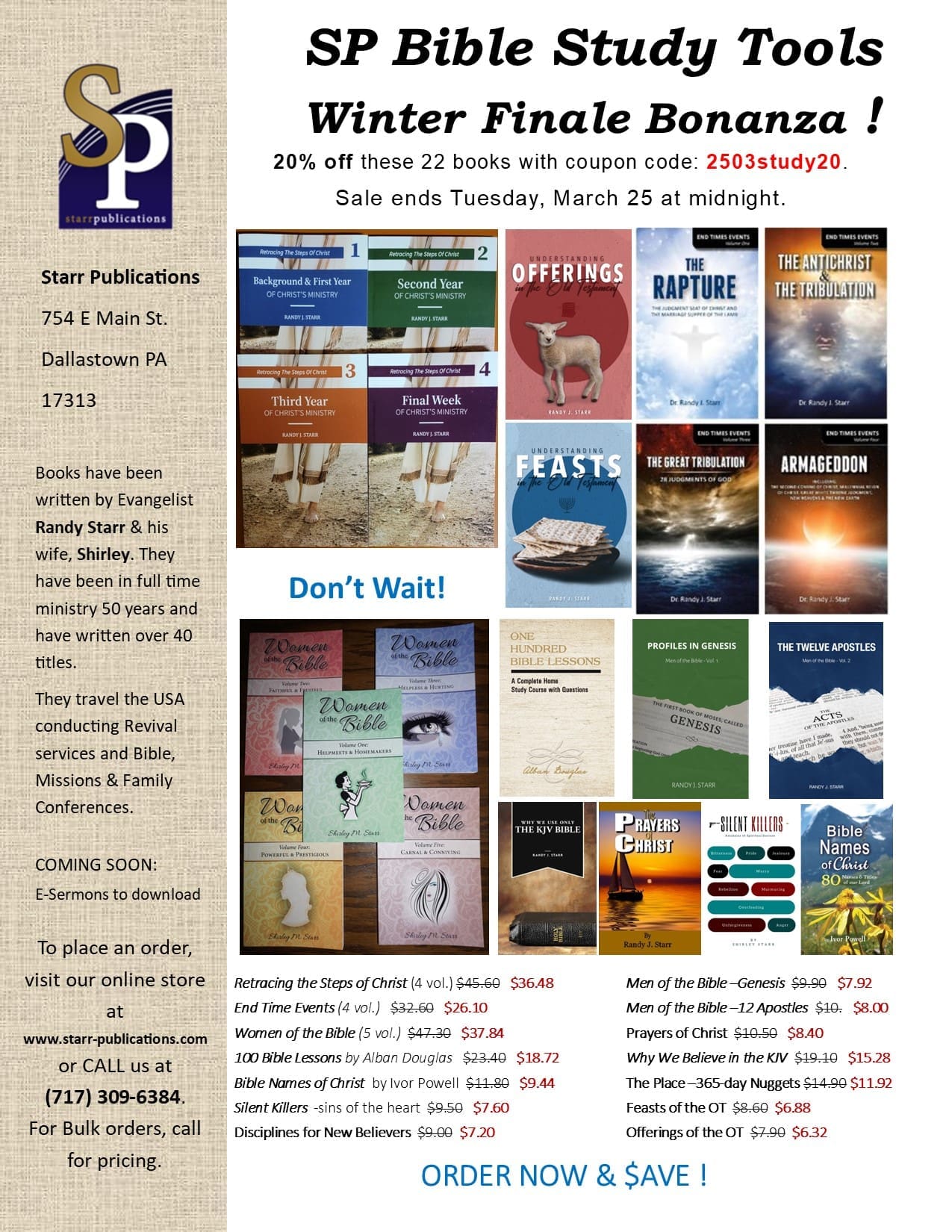 2503 Adv Flier -Bible Study Tools