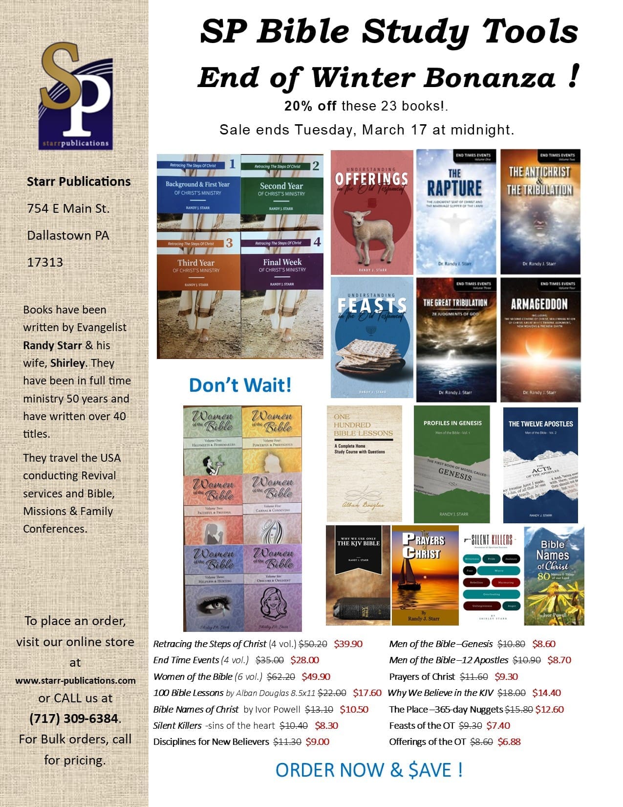 2603 Adv Flier -Bible Study Tools