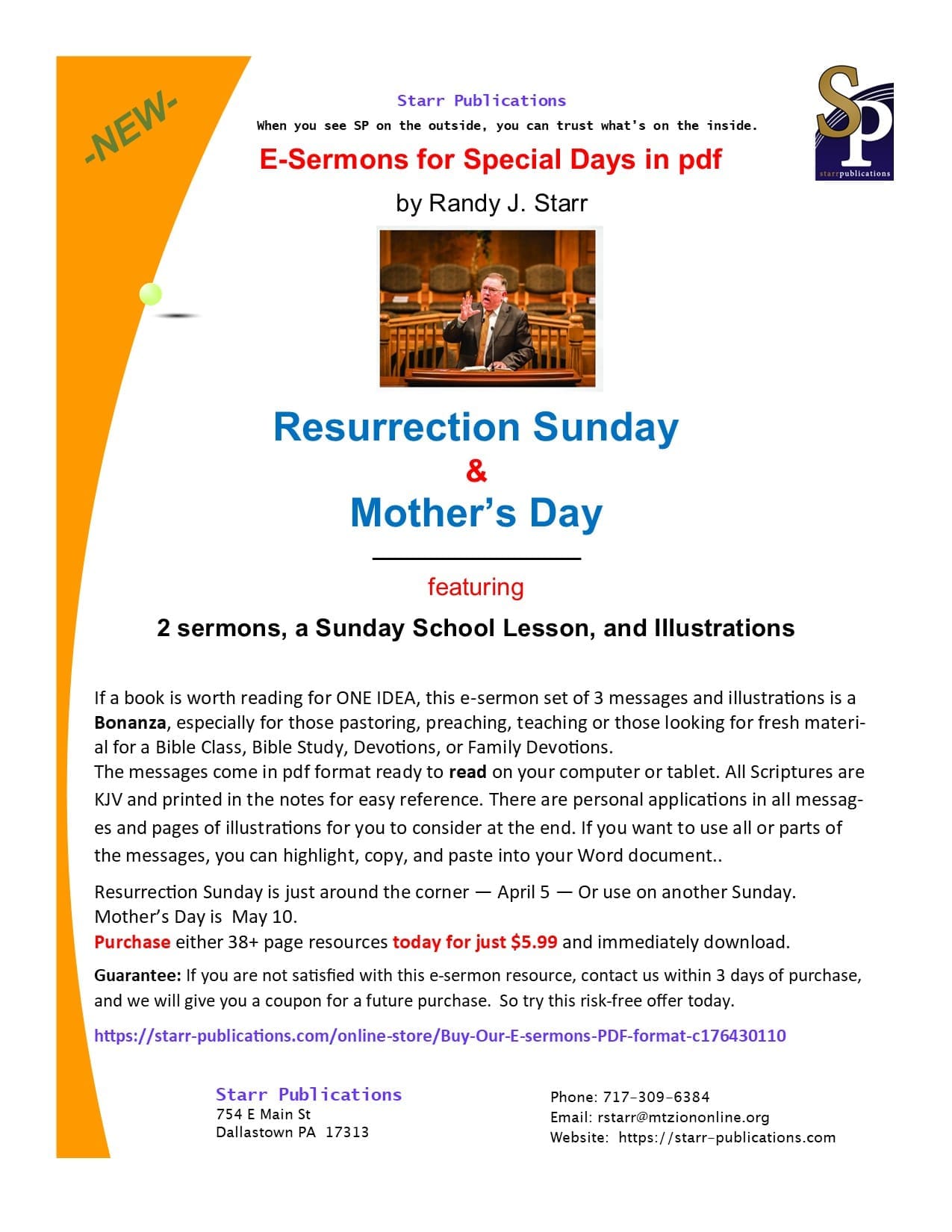2603 Adv -NEW -e-sermons for Special Days